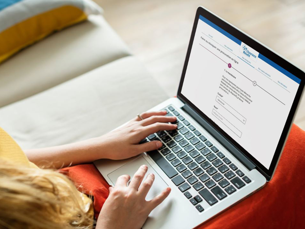Service en ligne sur ordinateur pour donner procuration pour l'Assurance Maladie