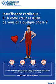 Insuffisance cardiaque, affiche